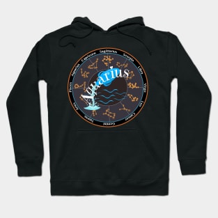 New Aquarius zodiac sign Hoodie